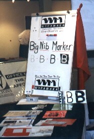 Wypamaka on display at exhibition - White board